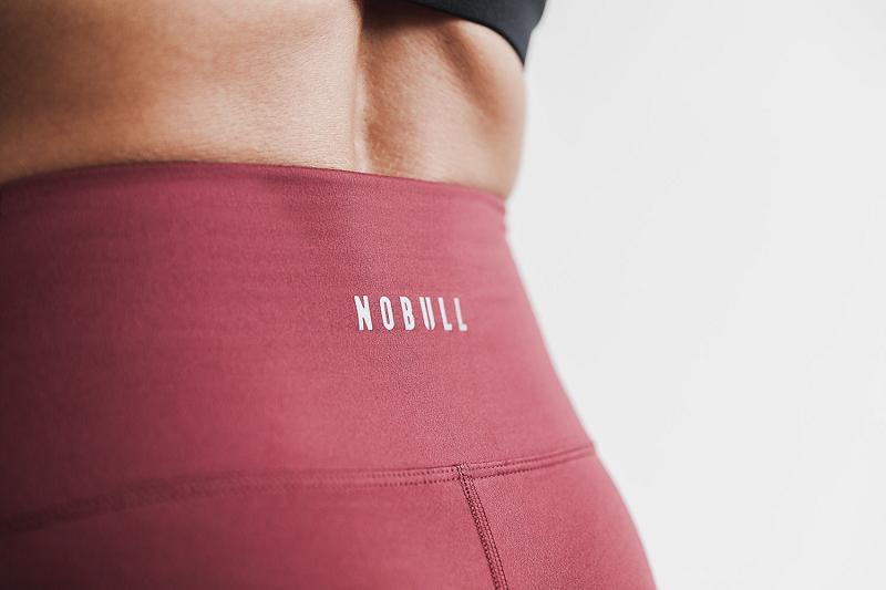Women's Nobull High-Rise Tight (MATTE) Jogger Red | SG V3132R